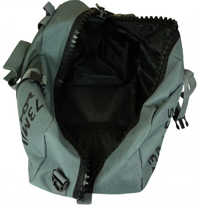 Weekender Freizeittasche Reisetasche Sport Tasche mit Rucksackfunktion Grau