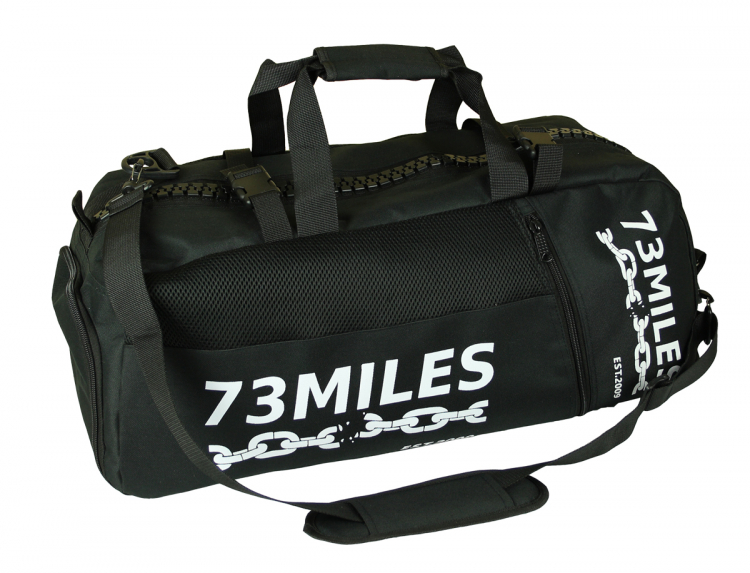 Weekender Freizeittasche Reisetasche Sport Tasche mit Rucksackfunktion Schwarz