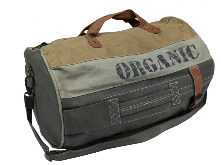 Canvas Tasche Sporttasche Weekender Vintage - Organic -