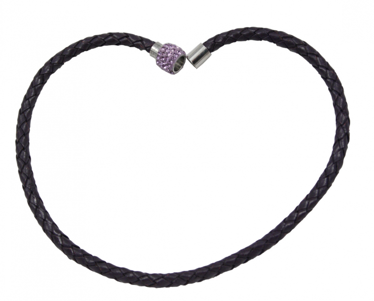 Geflochtenes Leder- Wickelarmband "LA104"
